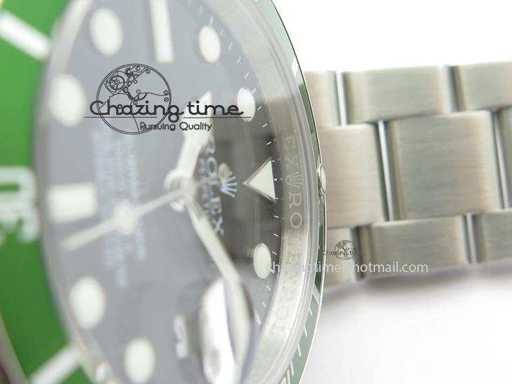 Bracelet Green Maker 16610 A3135 Dial SS Submariner BP On 0319
